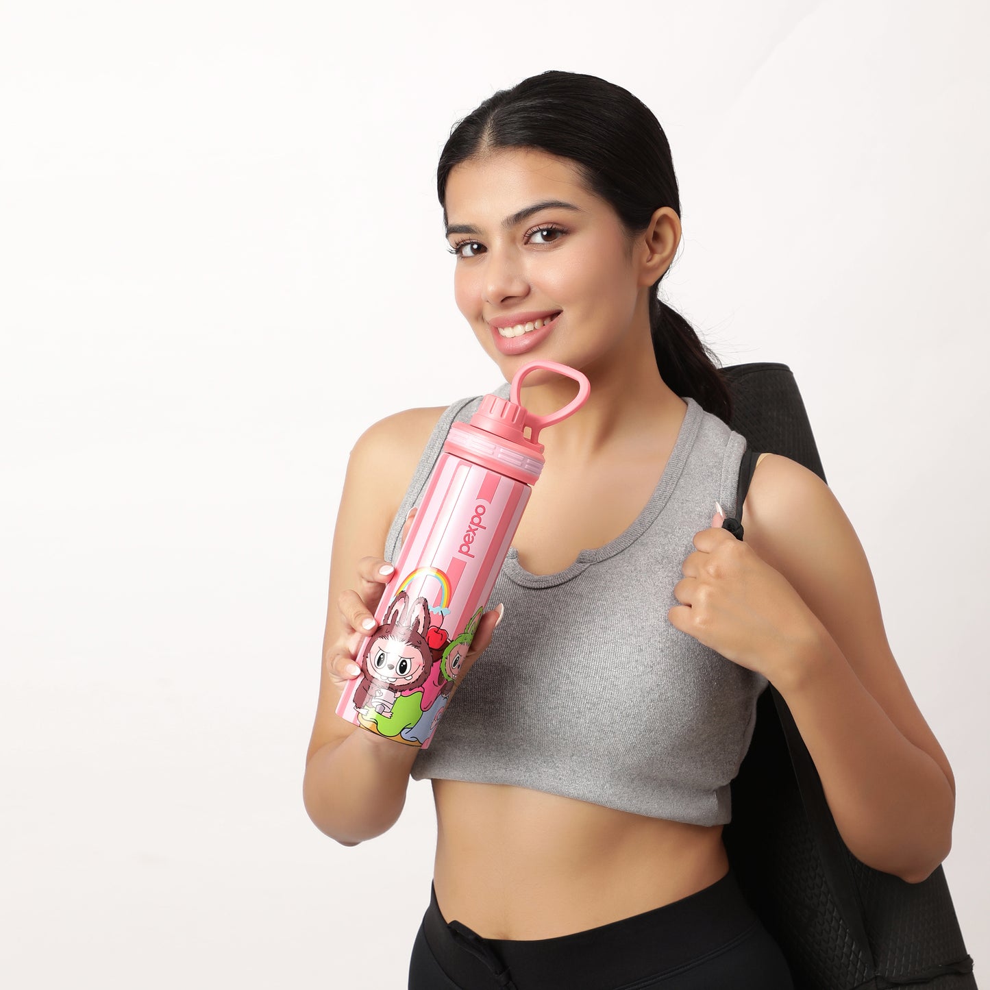 Texas Pink Doll Print Hot & Cold Water Bottle
