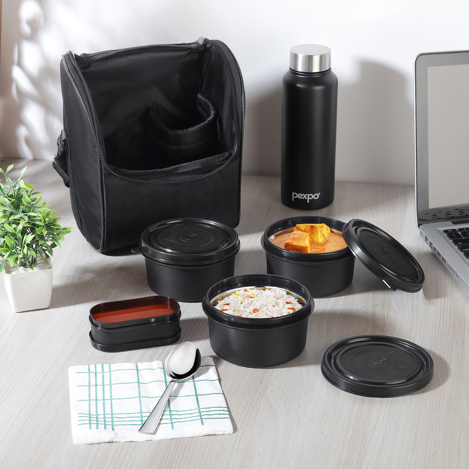 Buy Ultra Stainless Steel Meal Box with Bottle Online at Best