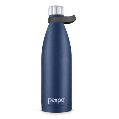 Pexpo Evok - Stainless Steel Vacuum Insulated Leak Proof Water Bottle | 24/7 Hot & Cold | ISI Certified