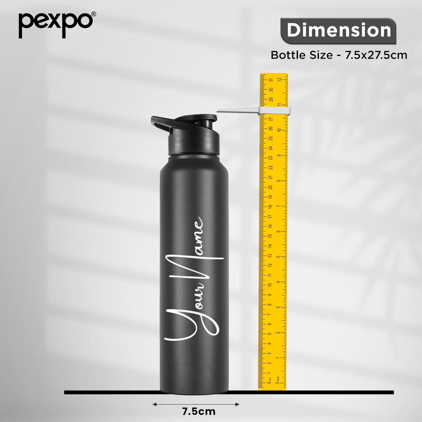 Chromo Customize Water Bottle with Dual Cap